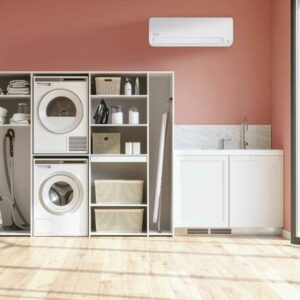 Bryant Ductless Heat Pump Single Zone Installation Philadelphia Laundry Room
