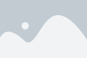 Abstract minimalist landscape: pale blue sky with curved white hills and a small round sun.